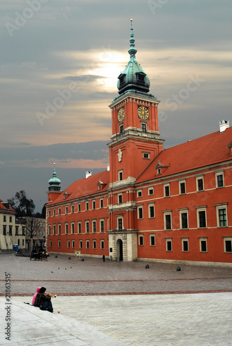 Obraz na płótnie pałac warszawa zamek