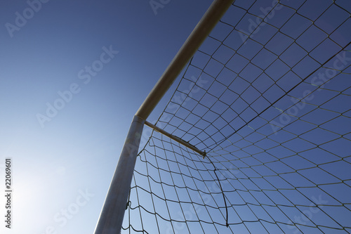 Plakat piłka nożna widok niebo sport