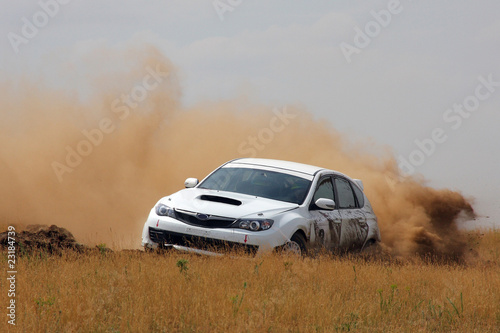 Plakat samochód wyścig droga offroad sport