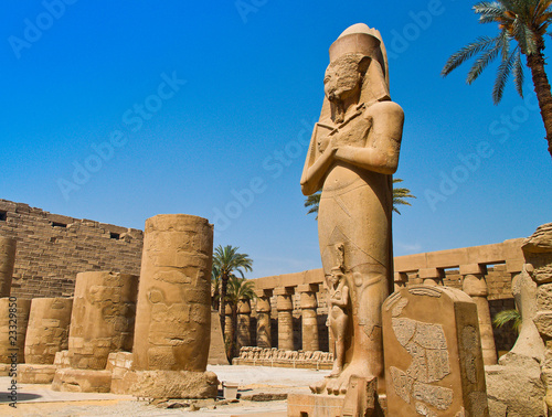 Naklejka Pośpiesz się, Luxor, Karnak-Tempel