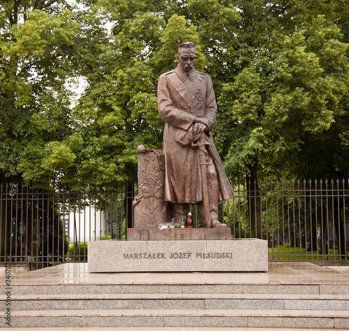 Obraz na płótnie statua warszawa przywódca dyktator