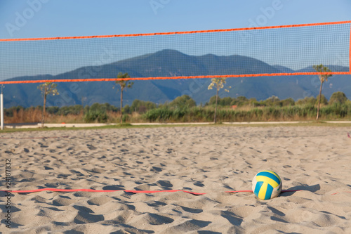 Obraz na płótnie siatkówka siatkówka plażowa plaża