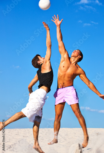 Obraz na płótnie mężczyzna sport ludzie błękitne niebo