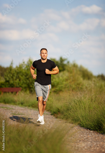 Obraz na płótnie lekkoatletka ruch fitness