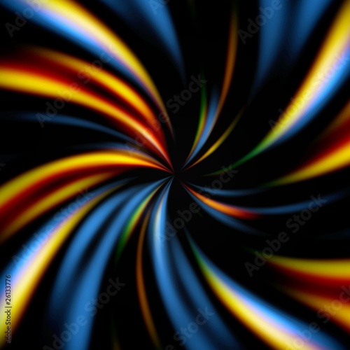 Plakat wzór spirala abstrakcja obraz sztuka