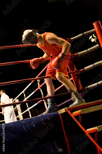 Obraz na płótnie mężczyzna mecz boks bokser