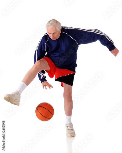 Naklejka lekkoatletka mężczyzna stary sport