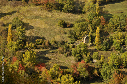 Plakat hiszpania natura krajobraz roślina