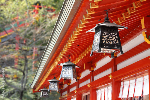 Naklejka tokio japonia sanktuarium azjatycki