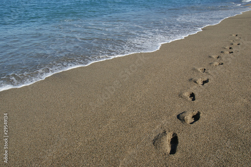 Obraz na płótnie pedicure plaża słońce