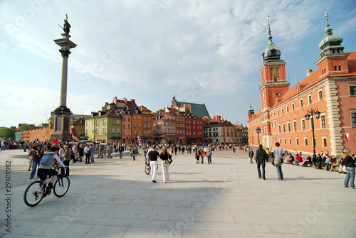 Obraz na płótnie kolumna warszawa architektura stary świat