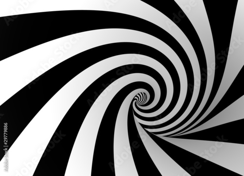 Plakat sztuka spirala 3D