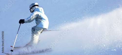 Fotoroleta śnieg sport ruch