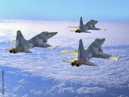 Obraz na płótnie kontynent wojskowy niebo pejzaż transport