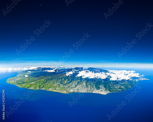 Fotoroleta wyspa krajobraz śnieg mapa tropikalny