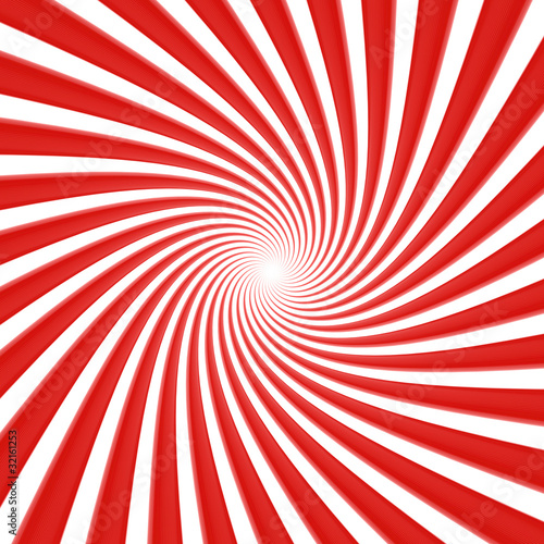 Plakat loki spirala 3D tunel wzór