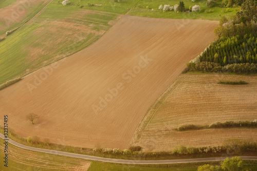 Obraz na płótnie most pole krajobraz