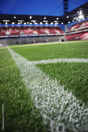 Plakat stadion sport piłka nożna stadion piłkarski trawa