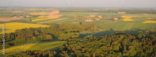 Naklejka krajobraz pastwisko panorama słońce