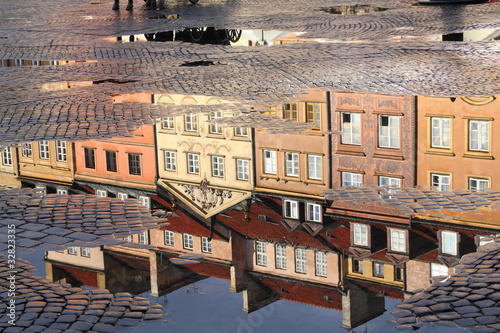 Obraz na płótnie miasto stary vintage architektura