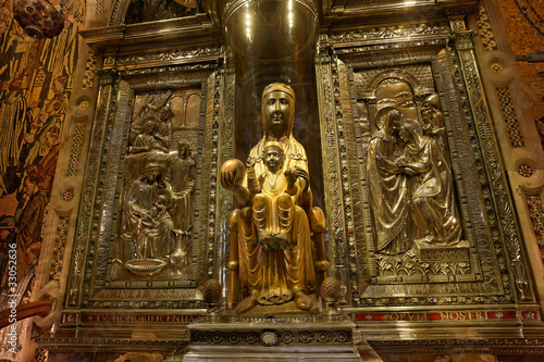 Naklejka kościół stary sanktuarium statua barcelona