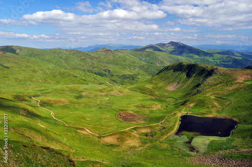 Naklejka karpaty szczyt pejzaż