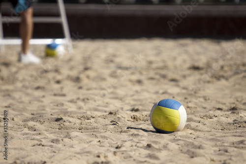 Fototapeta zabawa lato siatkówka plażowa