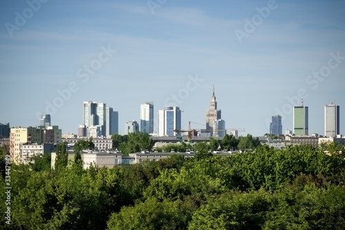 Obraz na płótnie drzewa miejski śródmieście europa