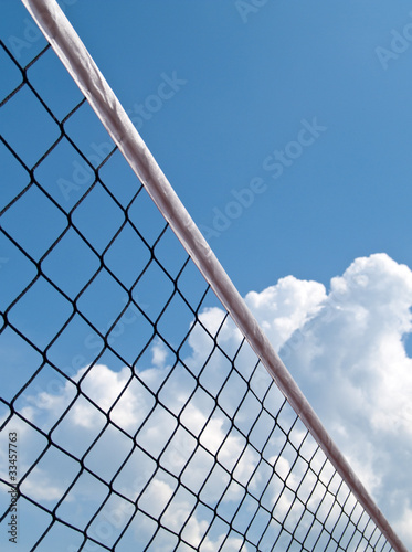 Obraz na płótnie siatkówka niebo sport granica