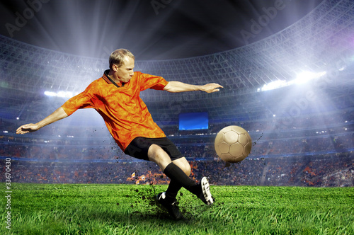 Obraz na płótnie sport piłkarz holandia