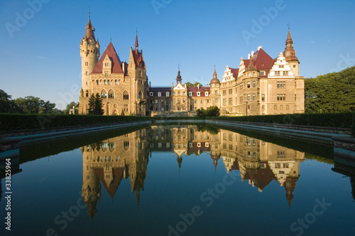 Naklejka europa pałac wieża park