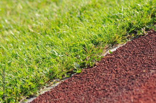 Naklejka piłkarz sport boisko stadion