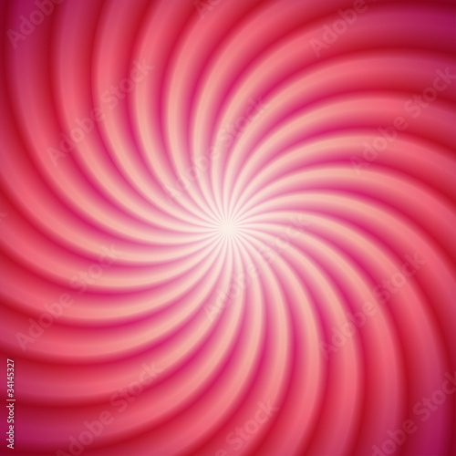 Plakat warkocz abstrakcja fala spirala