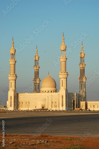 Obraz na płótnie wschód zmierzchu emirat emiraty
