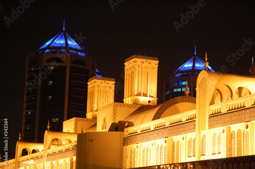 Obraz na płótnie wschód emiraty dubaj światło emirat
