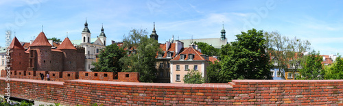 Obraz na płótnie niebo warszawa panorama