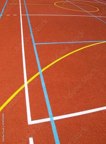 Fototapeta pole stadion koszykówka abstrakcja