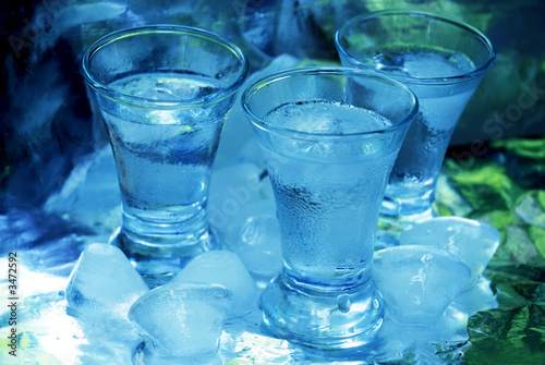 Fototapeta lód woda napój bar zimny