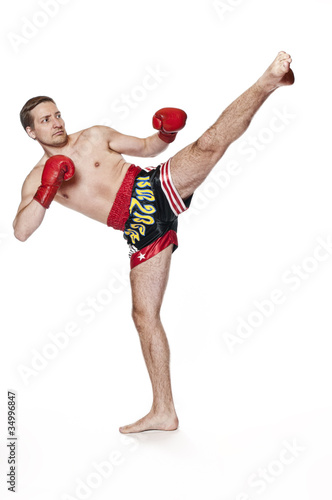 Fotoroleta sportowy mężczyzna portret bokser lekkoatletka
