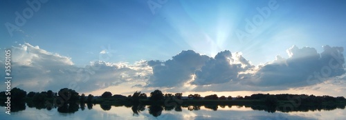 Plakat panorama woda pejzaż