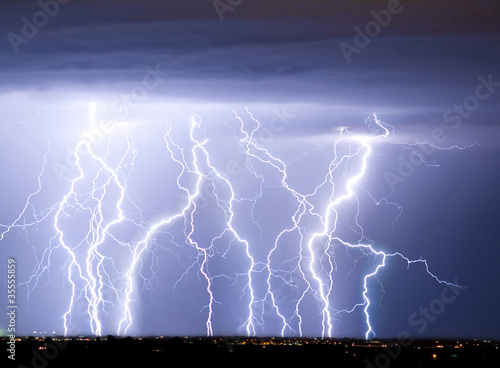 Fotoroleta natura sztorm pejzaż niebo monsun