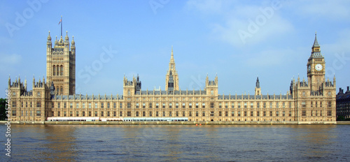 Plakat anglia bigben pałac londyn