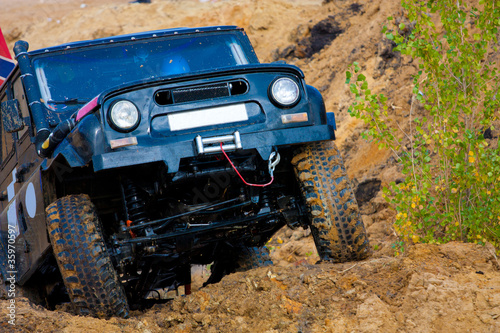 Obraz na płótnie wyścig offroad ruch