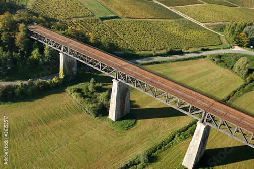 Naklejka most krajobraz sposób drogi