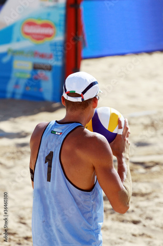 Fototapeta lekkoatletka siatkówka plażowa sport siatkówka