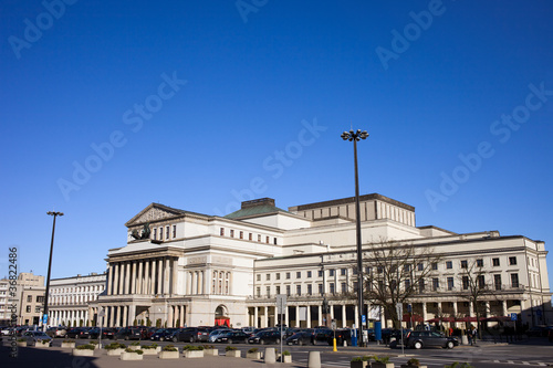 Obraz na płótnie architektura europa narodowy warszawa