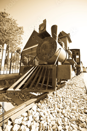 Fototapeta wagon transport amerykański