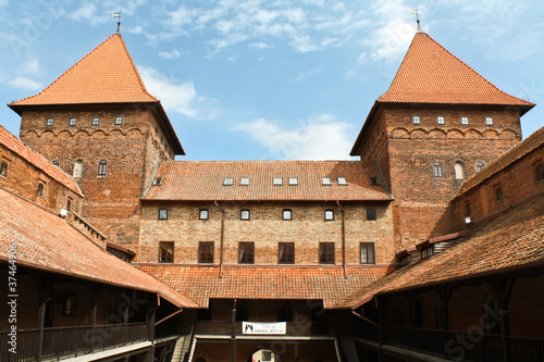 Obraz na płótnie architektura zamek wieża okiennica mazury