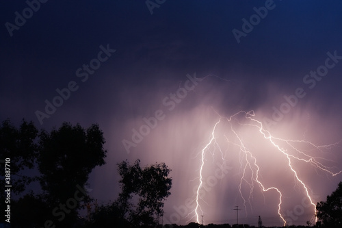 Fotoroleta niebo noc sztorm głośny rosić