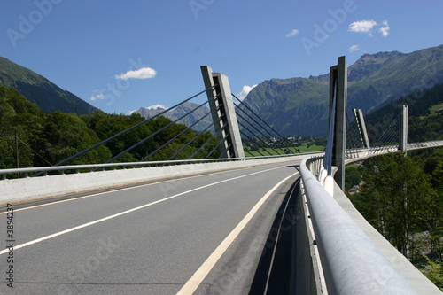 Naklejka most autostrada szwajcaria droga